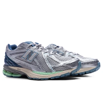 New Balance 1906R Silver Metallic/Still Water/Lab Green Unisex Sneakers - Image 2