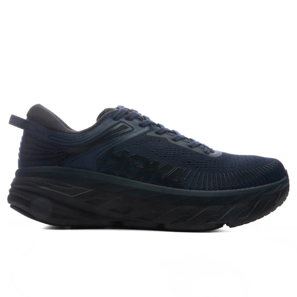 loyalhit-llc-loyalhit-llc-bondi-7-varsity-navy-black-01-20260704084636-e8cb3ea3.webp HOKA Bondi 7 Varsity Navy/Black Men’s Running Shoes - Image 1