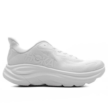 HOKA Clifton 10 White Men’s Running Shoes - Image 1
