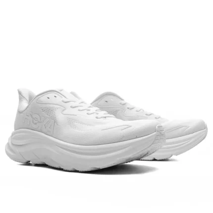 HOKA Clifton 10 White Men’s Running Shoes - Image 2