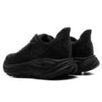 HOKA Women’s Clifton 10 Black/Black Running Shoes - Image 3