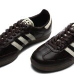 Adidas Women’s Samba OG Aurora Coffee/Off White/Gold Metallic Sneakers - Image 5