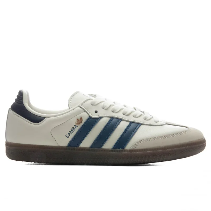Adidas Women’s Samba OG Off White/Dupe/Night Indigo Sneakers - Image 1
