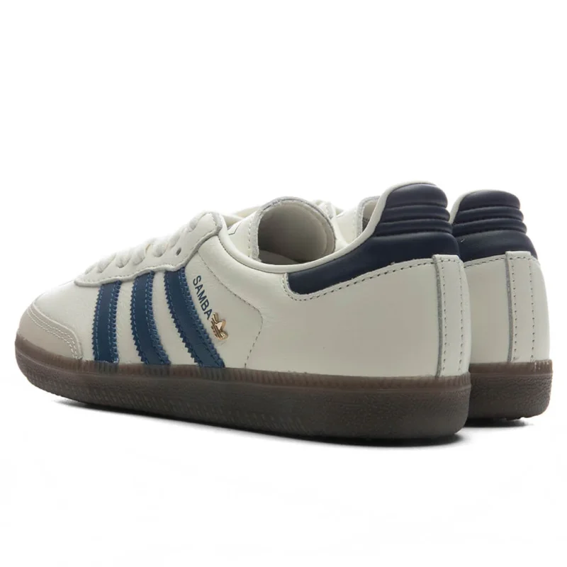 Adidas Women’s Samba OG Off White/Dupe/Night Indigo Sneakers - Image 2