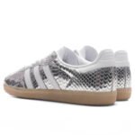Adidas Women’s Samba OG Silver Metallic/Footwear White/Gum Sneakers - Image 3