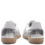 Adidas Women’s Samba OG Silver Metallic/Footwear White/Gum Sneakers - Image 4